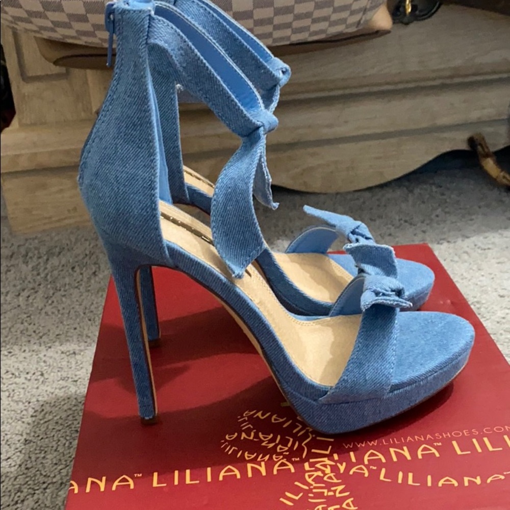 Liliana Rosanna Denim Heels